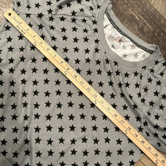 Muk Lucks Women's Butter Knit Loungewear Set Gray Black Size L - Picture 6 of 15